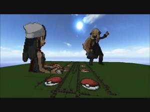 【Minecraft】音ブロックで シロナ戦BGM【ポケモン】