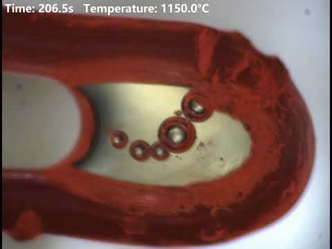 ZENITRA: In-situ Observation of Glass Sample Melting and Degassing Processes
