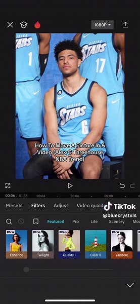 Replying to @I💗Josh Allen🤩 How To Move A Picture In A Video (Alex G Treehouse NBA Tutorial) #nba #tutorial #capcut #alexg #fyp