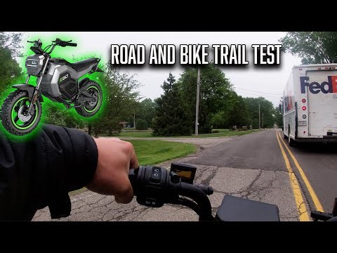Taking the new EGO Mini Bike on the road and bike trails