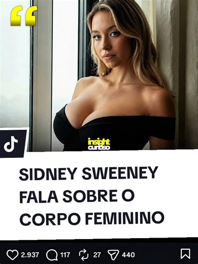 SIDNEY SWEENEY FALA SOBRE O CORPO FEMININO #sidneysweeney #filmes #séries #fyppppppppppppppppppppppp #mulherdepreso🔓🕊👫💍