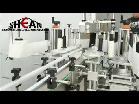 Double sided labeling machine