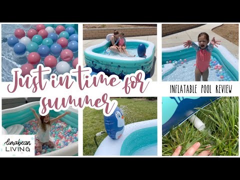 A NEW FUN POOL JUST IN TIME FOR SUMMER | Valwix Inflatable Pool Review