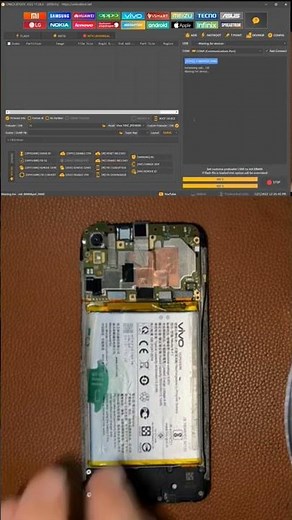 #Vivo #Y91C PD1818HF IMEI Repair Block Brom Mode using TestPoint with Unlock Tool #imei_repair