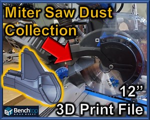 12" Delta Cruzer 26-2251 and Ridgid R4251 Miter Saw Dust Collection, Digital Print Files - Etsy