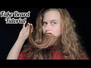 How to Make a Fake Beard | Tutorial on How to Apply a Fake Beard.