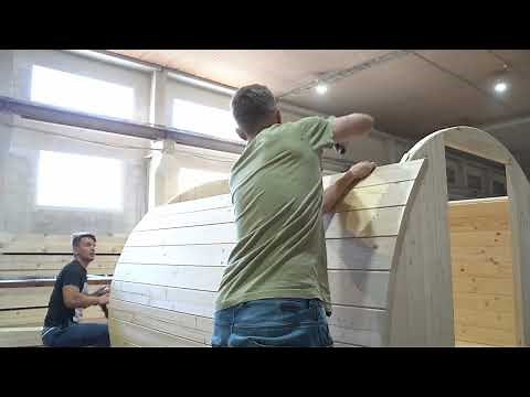 How to build a outdoor barrel sauna - 2023 Tutorial