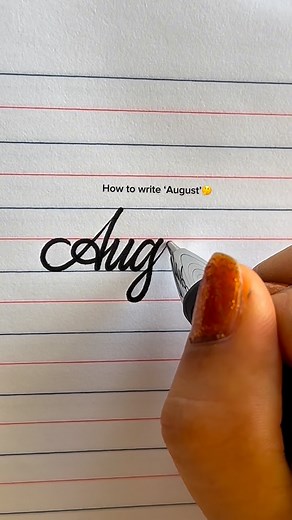 How To Write ‘August’🤔. . . . . . . . . . . . . . . . . . . . . . . . . . . . . . . . . . . . . . . . . . . . . . . . .. . . . . . . . . . . . . . . . . . . . . . . . . . . . . . . . . . . . . . . . . . . . . . . . . . . . . . . . . . . . . . . . . . . . . . . . . . . . . . . . . . . . . . . . . . . . . . . . . . . . . . . . . . . . . . . . . . . . . . . . . . . . . #calligraphy #lettering #handwriting #cursive #reels #fbreels #fypシ #viralreelsfb #shorts #viralvideoシ #trendingreels #satisfying 