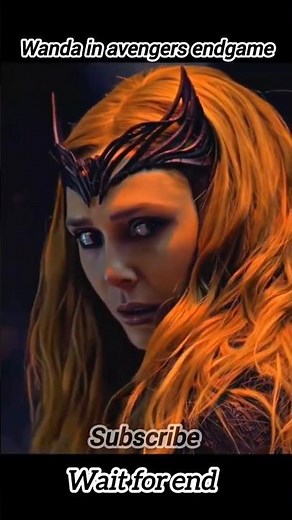 Wanda🔥 Most Powerful Woman in Avengers: Endgame 😈 #marvel #wandamaximoff #avengers #thor