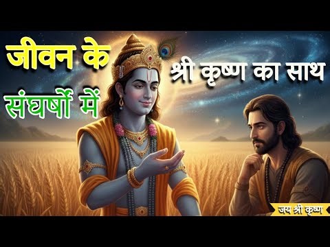 जीवन के संघर्षों में श्रीकृष्ण का साथ Krishna Motivational Speech | Krishna vani Geeta Saar #krishna
