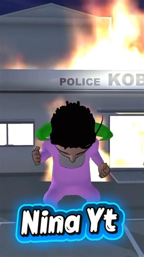 Sigma Boy Yuta Help The Poor Police 🚨👮‍♂️🧟‍♀️ #sakuraschoolsimulator #animati#viralvideo