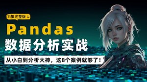 Pandas 数据分析实战，从数据小白到分析大神，这8个案例就够了！_哔哩哔哩_bilibili