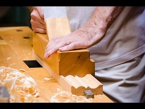 Frank Klausz using his Monster Molding Plane in his Dream Workshop