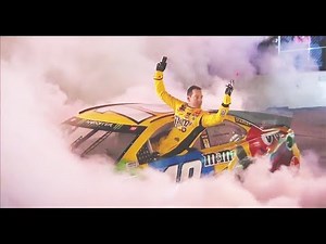 Kyle Busch gets out of car during perfect Nashville burnout | Burnouts on Broadway