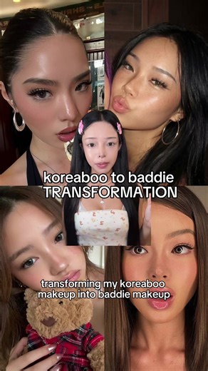 Koreaboo vs. Baddie Makeup Transformation