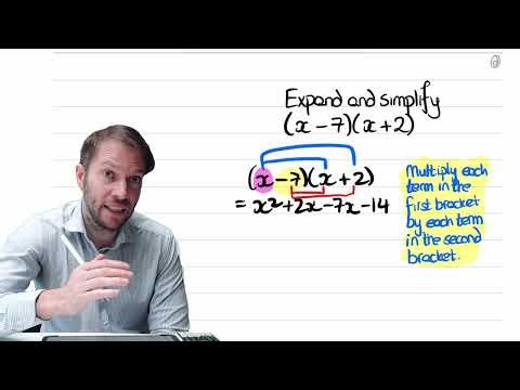 Expand double brackets given in the form (x-a)(x+b) (299d)