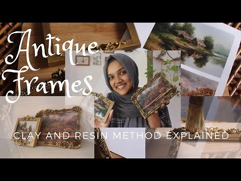 How To Make Your Own Antique Frames | DIY Vintage Wall Frames | Wall Decorating Ideas