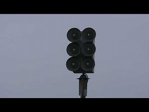 Federal Signal EOWS 612 "Siratone" Siren Test | Alert | Barrington, IL | 2/7/23