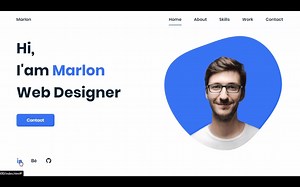 【CSS、JS】做一个自己的简历网站，内附源码
