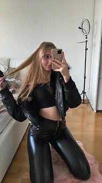 LL - Leather Lookbook - Leather Pants - Leather Look - Leather Jacket - Leather Girl Tina
