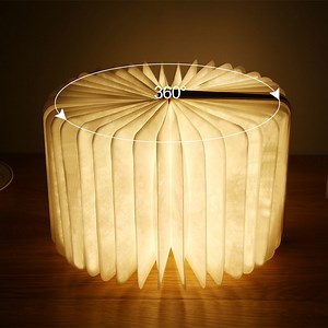 [Hot Item] Folding Luminous 5 Colors Book Shape LED Collapsible Foldable Folding Table Light