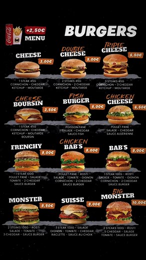 Menu le m | Le M