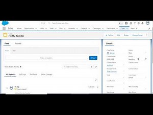 Salesforce Sales Console