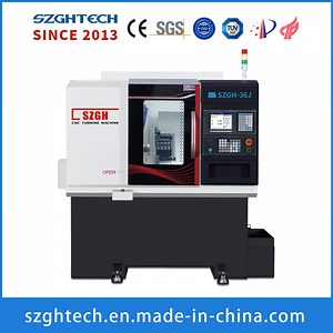 [Hot Item] Szgh Slant Counter Top Metal CNC Lathe Machine Linear Guide High Precision CNC Lathe Controller 3 Axis Turret Lathe CNC
