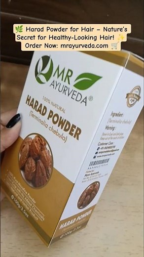 🌿 Harad Powder Benefits for Hair 🌿 Stronger, Shinier & Healthier Looking Hair Naturally! ✨ #haircare