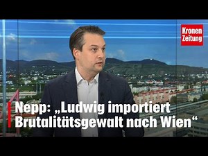 Nepp: „Ludwig importiert Brutalitätsgewalt nach Wien“ | krone.tv NACHGEFRAGT