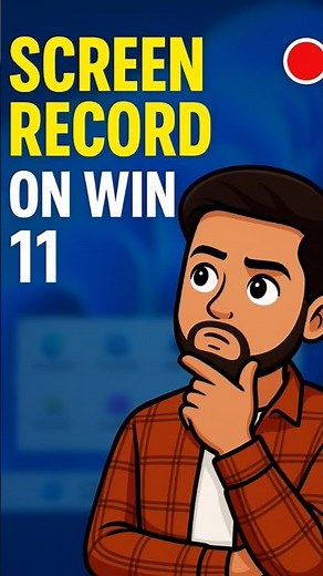 🔴 How to Screen Record on Windows 11 (No Extra Software Needed) #windows11 #windows