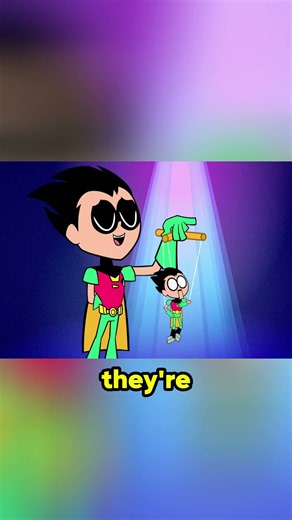 Robin's PUPPET class! 🤣 #reels #teentitansgo #funny #dc #cartoon #shorts