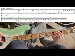 This Christmas by Donny Hathaway - Bass tutorial with tab: Play through at 75% speed