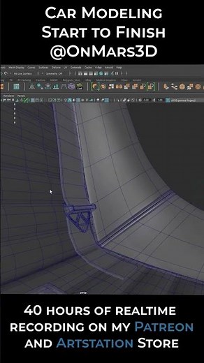Level up your 3D Car Modeling! #3dmodeling #autodeskmaya #blender