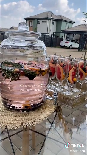 Welcome drinks 🍸🍸 #capcut #SAMA28 #partydrinks #cocktail #mocktail #jardrinks #grapefruit #fruitcooktail #cocktails30sec