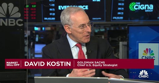 Goldman Sachs' David Kostin: Sustained tariffs could hit S&P earnings by 2-3%