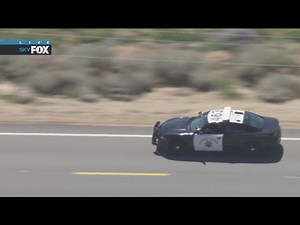 Suspect steals CHP patrol car, leads officers on chase