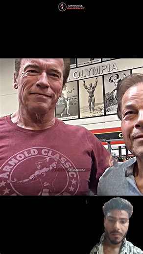 ARNOLD AND COLUMBU 🥶 #legend #arnoldschwarzenegger