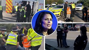 M25 travel chaos: Eco-mob protesters blockade road for third time | LBC