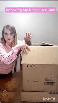 Ninja Luxe Cafe Espresso Coffee Machine Unboxing #ninjaluxecafe #espressomachine #sharkninja