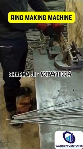 Ring Making Machine Gf20 |4-16mm Capacity |Column Pillar Ring Machine9319430334 #tmt #ring #machine