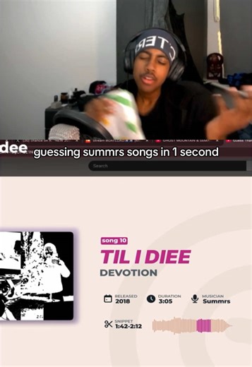 Guess Summrs Songs in 1 Second Challenge