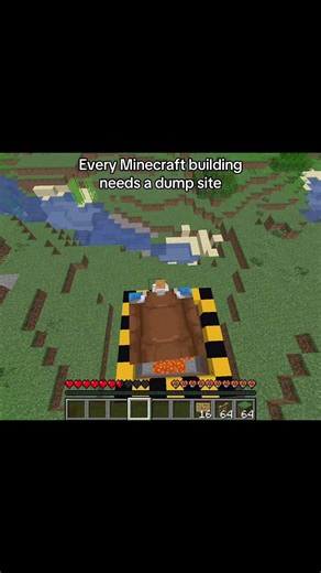 Minecraft garbage disposal #minecraft #minecraftmemes