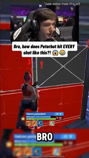 Bro, how does Peterbot hit EVERY shot like this?! 😱😂 #peterbot #fortnite