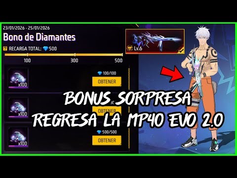 Valentine's Day 2026 Diamond Bonus! Next Evolution: Chromatic MP40 Roulette in FF🔥