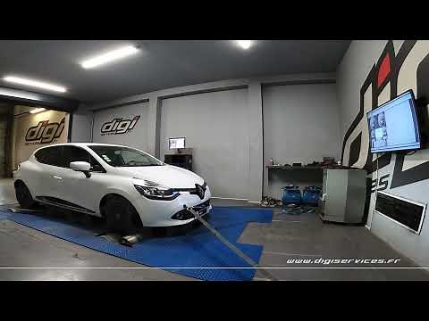 Renault Clio 4 1.5 DCI 75cv Reprogrammation Moteur @ 115cv Digiservices Paris 77 Dyno