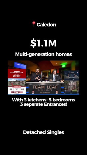 3 different homes in 1 home . 3 separate kitchens , 3 different floors and 3 separate entrances in Caledon . Closing 2026 #gta #caledon #foryoupage #firsttimehomebuyer #viral