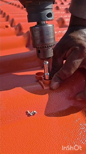 How to install screws on UPVC roofing sheets