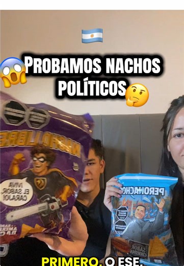 Probamos nachos políticos 😱 #cosasraras #nachos #snack #reseña #fyp