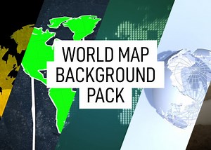 World Map Background Loops - Free Animation Pack - Enchanted Media
